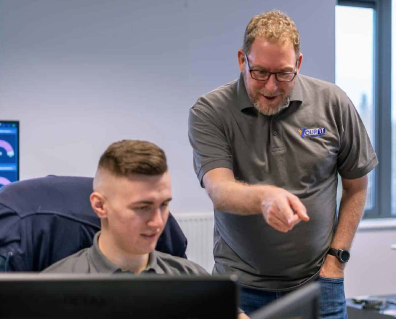 Your IT Department senior mentoring younger employee