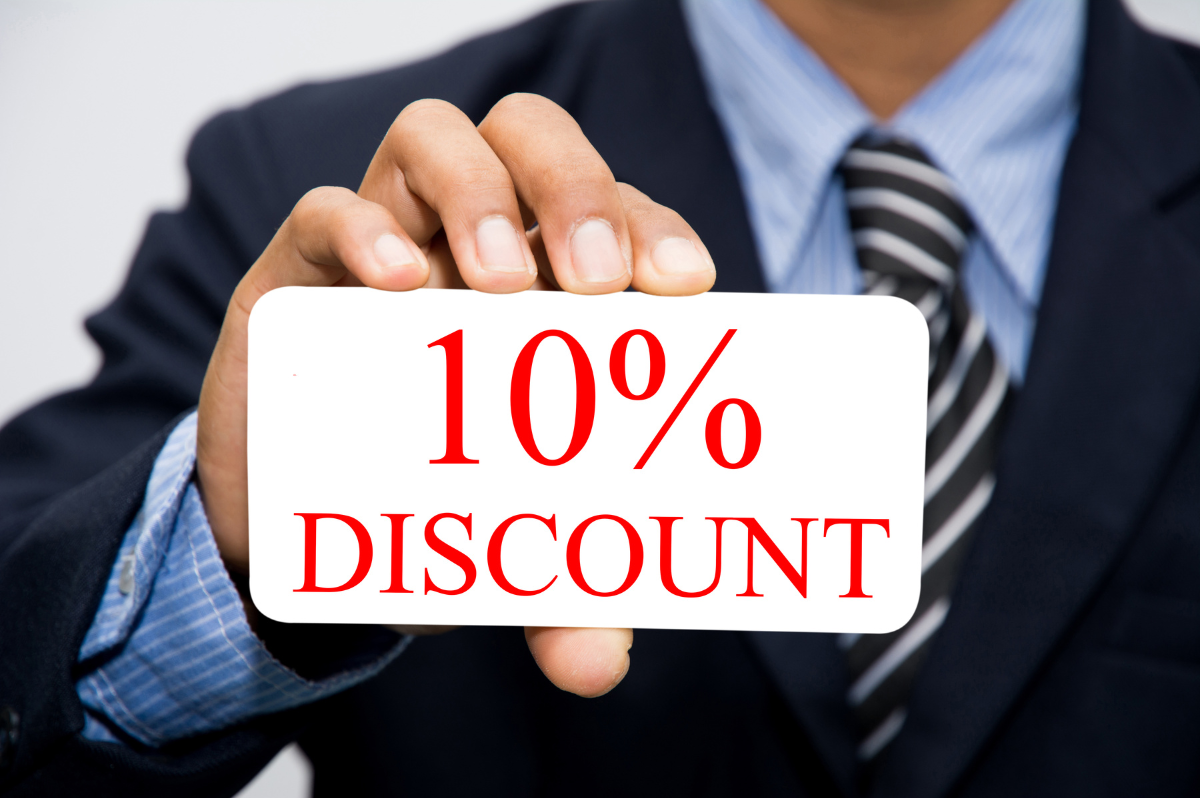 it support for charities 10% discount