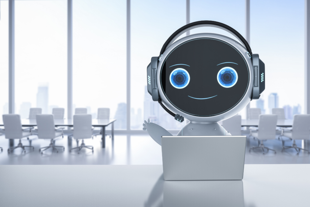 Image of a AI chatbot. Chatbots are one way AI is helping small business succeed 