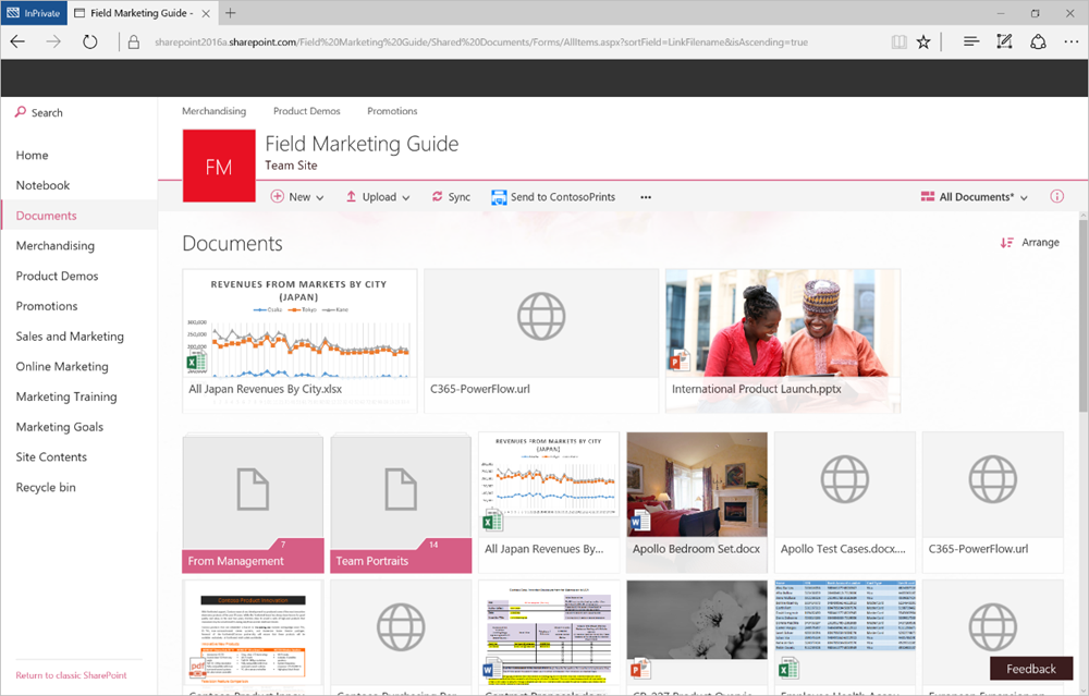 Use document libraries in SharePoint to optimise Microsoft 365 for business